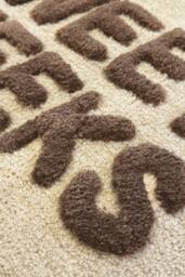 Mooky Mats Sweet Cheeks Scalloped Bath Mat in Chocolate - thumbnail 4