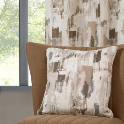 Sundour Bamford Eyelet Curtains in Brown - Size: 117 cm width x 137 cm drop - thumbnail 5