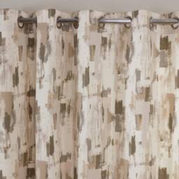 Sundour Bamford Eyelet Curtains in Brown - Size: 117 cm width x 137 cm drop - thumbnail 2