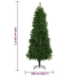 Berkfield Home Artificial Christmas Tree Lifelike Needles 240 cm Green - thumbnail 7