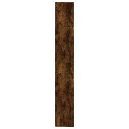 Berkfield Home Book Cabinet Smoked Oak 155x24x160 cm in Brown - Size: 155 x 24 x 160 cm - thumbnail 4