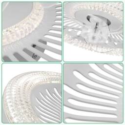 Kelvenix Morden LED Ceiling Fan Light Dimmable Living Room in White - thumbnail 5