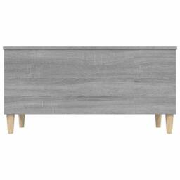 Berkfield Home Decorative Coffee Table Grey Sonoma 90x44.5x45 cm Engineered Wood - thumbnail 7