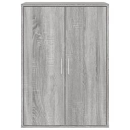 Berkfield Home Sideboards 2 pcs Grey Sonoma 60x31x84 cm Engineered Wood - Size: 60 x 31 x 84 cm - thumbnail 5