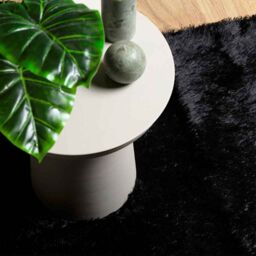 Berkfield Home Shaggy Rug High Pile NAVARRA Black 160x230 cm Polyester - Size: Medium - thumbnail 8