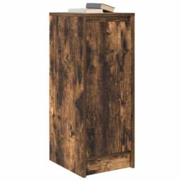 Berkfield Home Sideboard Smoked Oak 29.5x34x76 cm Engineered Wood in Brown - thumbnail 4