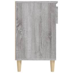 Berkfield Home Shoe Cabinet Grey Sonoma 102x36x60 cm Engineered Wood - Size: 102 x 36 x 60 cm - thumbnail 8