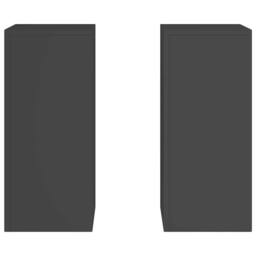 Berkfield Home Outdoor Plant Stands Pillar 2 pcs Black 24x24x55 cm Steel - Size: 24 x 24 x 55 cm - thumbnail 6