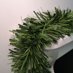 Samuel Alexander 3m x 15cm Festive 6 Ply Chunky Green Pine Christmas Tinsel Garland Decoration - Size: 3m x 15 cm