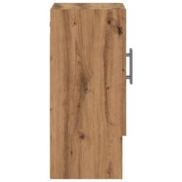 Berkfield Home Wall Cabinet Artisan oak 60x31x70 cm Engineered Wood in Brown - Size: 60 x 31 x 70 cm - thumbnail 5