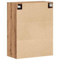 Berkfield Home Wall Cabinet Artisan oak 60x31x70 cm Engineered Wood in Brown - Size: 60 x 31 x 70 cm - thumbnail 6