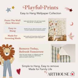 Arthouse Rockstar Mono Wallpaper in Grey - thumbnail 5