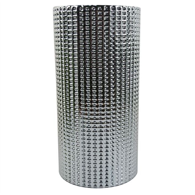 Leaf 30cm Silver Dot Glass Vase - image 1