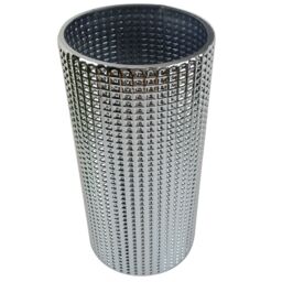 Leaf 30cm Silver Dot Glass Vase - thumbnail 4