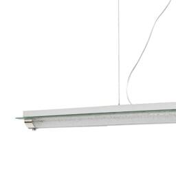 Netlighting Tube Pendant 26W LED 4000K Chrome Sand Diamond 2000lm in Grey - thumbnail 3