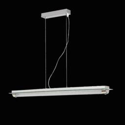 Netlighting Tube Pendant 26W LED 4000K Chrome Sand Diamond 2000lm in Grey - thumbnail 2