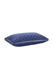 Living and Home Plush & Breathable Geometric Textured Pillow Insert for Back Stomach and Side Sleepers in Dark Blue - thumbnail 5