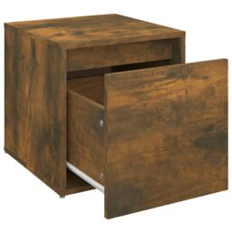 Berkfield Home Box Drawer Smoked Oak 40.5x40x40 cm Engineered Wood in Brown - thumbnail 6