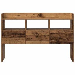Berkfield Home Sideboard Old Wood 105x30x70 cm Engineered Wood in Brown - Size: 105 x 30 x 70 cm - thumbnail 4