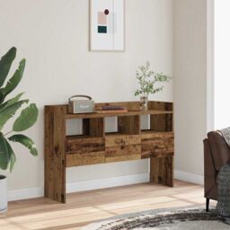 Berkfield Home Sideboard Old Wood 105x30x70 cm Engineered Wood in Brown - Size: 105 x 30 x 70 cm - thumbnail 3