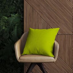 Warren Reed - Designer Lime Outdoor Cushion in Green - Size: 60 cm x 60 cm - thumbnail 2