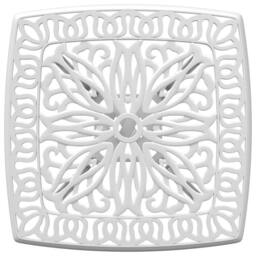 Berkfield Home Garden Table White 53x53x53 cm Cast Aluminium - Size: 53 x 53 x 53 cm - thumbnail 8