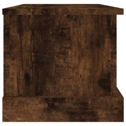 Berkfield Home Storage Box Smoked Oak 50x30x28 cm Engineered Wood in Brown - Size: 50 x 30 x 28 cm - thumbnail 7