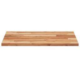 Berkfield Home Table Top Square 60x60x2 cm Solid Wood Acacia in Brown - Size: 60 x 60 x 2 cm - thumbnail 4