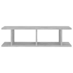 Berkfield Home Wall Shelves 2 pcs Concrete Grey 75x18x20 cm Engineered Wood - Size: 75 x 18 x 20 cm - thumbnail 5