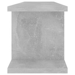 Berkfield Home Wall Shelves 2 pcs Concrete Grey 75x18x20 cm Engineered Wood - Size: 75 x 18 x 20 cm - thumbnail 6