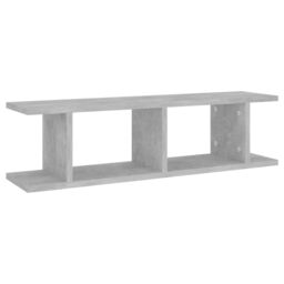 Berkfield Home Wall Shelves 2 pcs Concrete Grey 75x18x20 cm Engineered Wood - Size: 75 x 18 x 20 cm - thumbnail 4