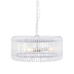 Pagazzi May 3-Light Chrome Ceiling Pendant in Silver - thumbnail 5