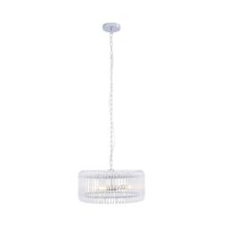 Pagazzi May 3-Light Chrome Ceiling Pendant in Silver