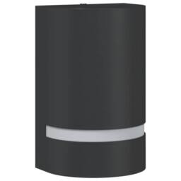 Berkfield Home Outdoor Wall Light Black Die-cast Aluminium - thumbnail 3