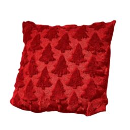Samuel Alexander 45 x 45cm Soft Fabric Christmas Tree Chair Cushion in Red - Size: 45 x 45 cm - thumbnail 5