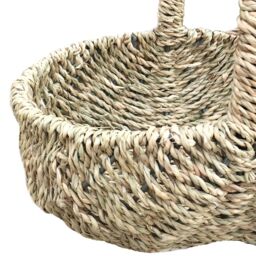 Red Hamper Seagrass Seagrass Basket in Natural - thumbnail 2