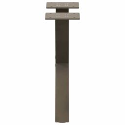 Berkfield Home Coffee Table Legs X-Shaped 2 pcs Natural Steel 37x(30-31) cm Steel in Brown - thumbnail 5