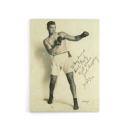 "Artery8 Boxer Mauler Jack Dempsey Canvas Wall Art Print in Beige - Size: W18"" x H24""" - thumbnail 1