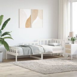 Berkfield Home Day Bed White 80x200 cm Solid Wood Pine