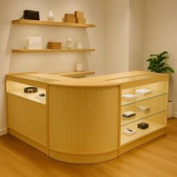 Monstershop Triton LED Shop Counter Set K900, B900 & CM60 - Maple in Beige - thumbnail 3
