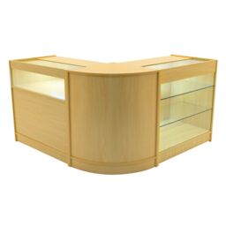 Monstershop Triton LED Shop Counter Set K900, B900 & CM60 - Maple in Beige - thumbnail 1