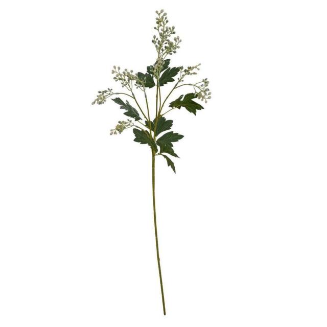 Lemon Pavilion Furniture and Decor Milk Thistle Bud Spray Artificial Flower - L20 x W20 x H76 cm - Green