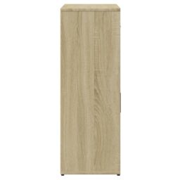 Berkfield Home Sideboards 2 pcs Sonoma Oak 60x30x84 cm Engineered Wood in Brown - Size: 60 x 30 x 84 cm - thumbnail 6