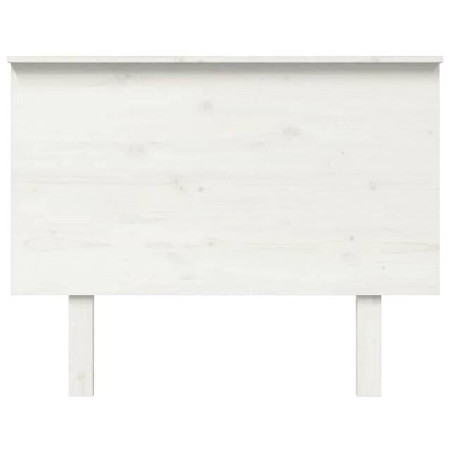 Berkfield Home Beautiful Bed Headboard White 104x6x82.5 cm Solid Wood Pine - image 1