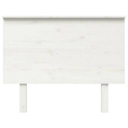 Berkfield Home Beautiful Bed Headboard White 104x6x82.5 cm Solid Wood Pine - thumbnail 1