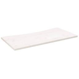 Berkfield Home Desk Top White 100x50x2.5 cm Solid Wood Pine