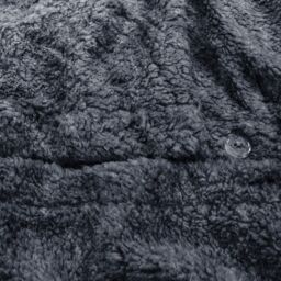 Velosso Teddy Marl Warm & Cosy Duvet Cover & Pillowcase Set in Navy - Size: King - thumbnail 3