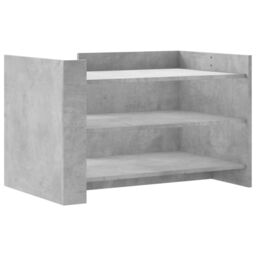Berkfield Home Coffee Table Concrete Grey 80x50x50 cm Engineered Wood - Size: 80 x 50 x 50 cm - thumbnail 2