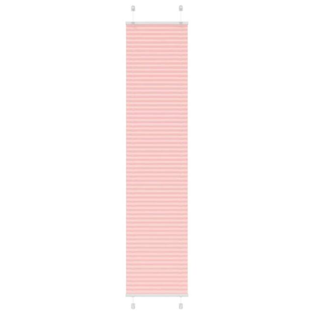 Berkfield Home Pleated Blind Pink 40x200 cm Fabric Width 39.4 cm Polyester - image 1