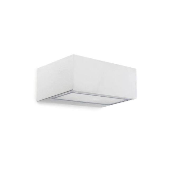 Netlighting Nemesis Aluminium 1 Light Outdoor Wall Light White IP44 - image 1